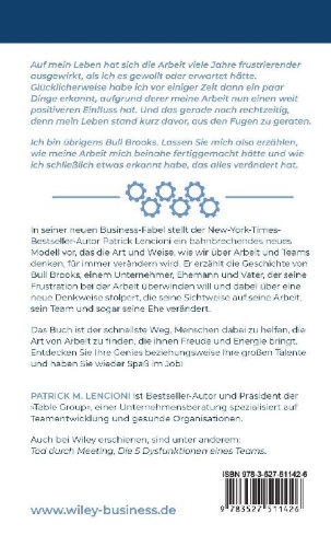 Buchcover und Innenansicht für das Buch: Die 6 großen Talente im Team
