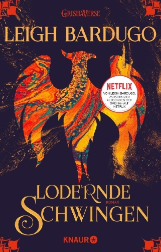 Buchcover und Innenansicht für das Buch: Lodernde Schwingen