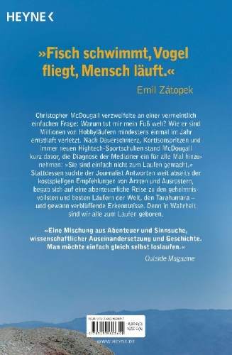 Buchcover und Innenansicht für das Buch: Born to Run