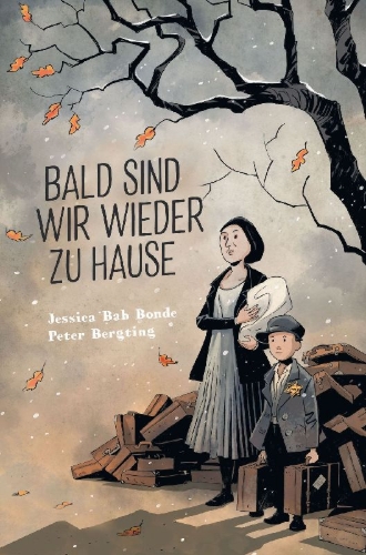 Buchcover und Innenansicht für das Buch: Bald sind wir wieder zu Hause
