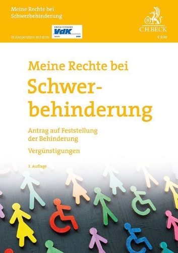 Buchcover und Innenansicht für das Buch: Meine Rechte bei Schwerbehinderung