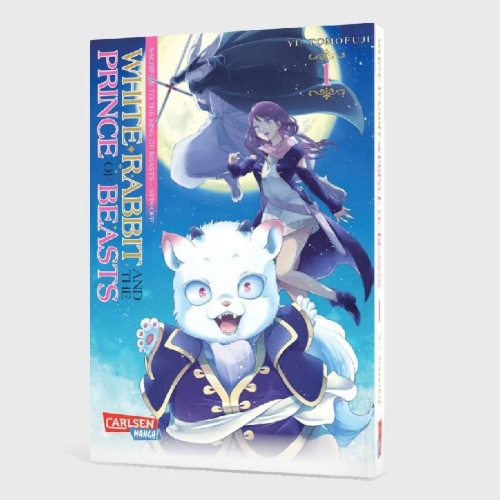 Buchcover und Innenansicht für das Buch: Shiro Usagi to Kemono no Ouji: Niehime to Kemono no Ou Spin-off