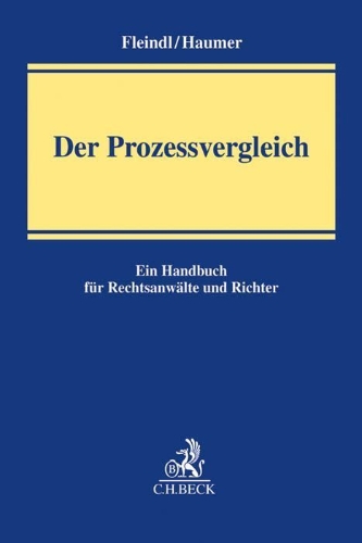 Buchcover und Innenansicht für das Buch: Der Prozessvergleich