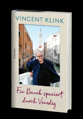 Buchcover und Innenansicht für das Buch: Ein Bauch spaziert durch Venedig