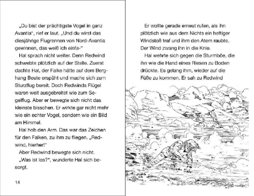 Buchcover und Innenansicht für das Buch: Beast Quest - Jazurka, Scheusal des Gebirges