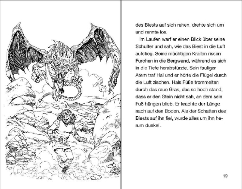Buchcover und Innenansicht für das Buch: Beast Quest - Jazurka, Scheusal des Gebirges