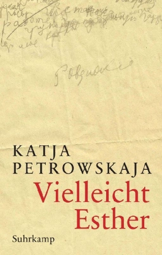 Buchcover und Innenansicht für das Buch: Vielleicht Esther