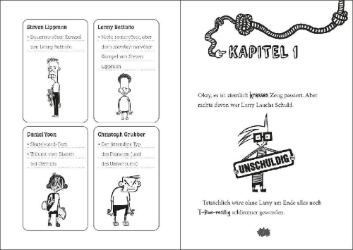 Buchcover und Innenansicht für das Buch: Squidge Dibley Destroys the School (2)