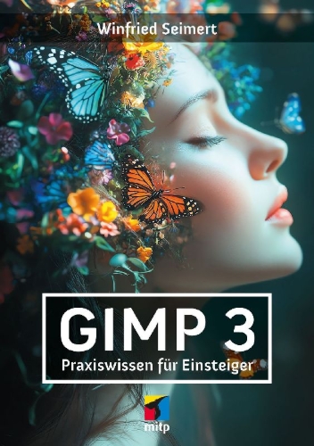 Buchcover und Innenansicht für das Buch: GIMP 3