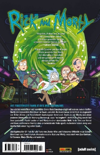 Buchcover und Innenansicht für das Buch: Rick and Morty #6-10