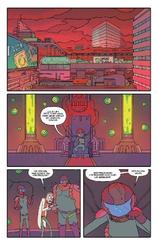 Buchcover und Innenansicht für das Buch: Rick and Morty #6-10