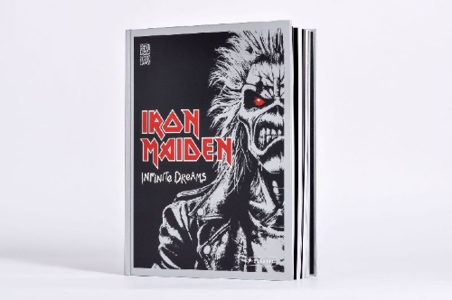 Buchcover und Innenansicht für das Buch: Iron Maiden. Infinite Dreams