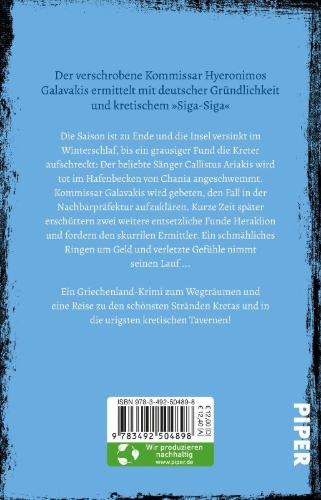 Buchcover und Innenansicht für das Buch: Gefährliches Kreta
