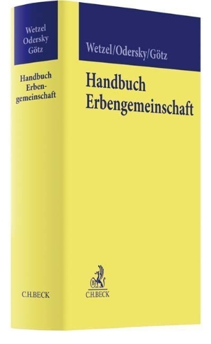 Buchcover und Innenansicht für das Buch: Handbuch Erbengemeinschaft