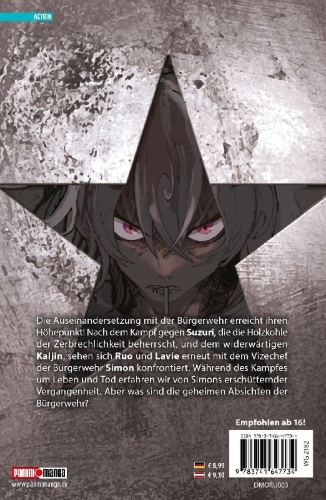 Buchcover und Innenansicht für das Buch: Man of Rust 03