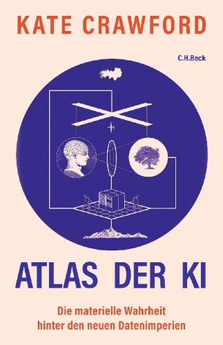 Buchcover und Innenansicht für das Buch: Atlas of AI. Power, Politics, and the Planetary Costs of Artificial Intelligence