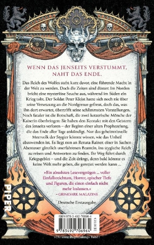 Buchcover und Innenansicht für das Buch: Grave Empire