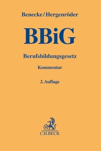 Buchcover und Innenansicht für das Buch: Berufsbildungsgesetz
