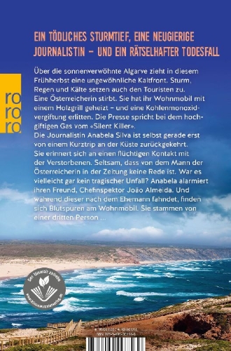 Buchcover und Innenansicht für das Buch: Stürmische Algarve