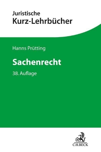 Buchcover und Innenansicht für das Buch: Sachenrecht