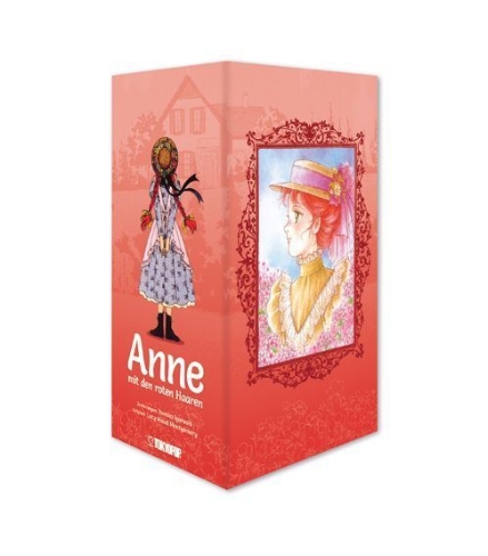 Buchcover und Innenansicht für das Buch: Anne mit den roten Haaren 05 + Box