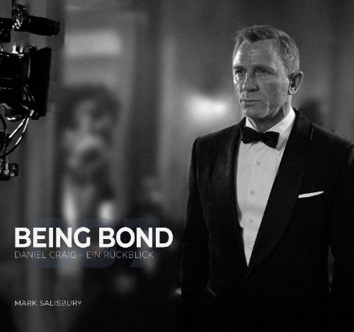 Buchcover und Innenansicht für das Buch: Being Bond: Daniel Craig - Ein Rückblick