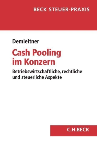 Buchcover und Innenansicht für das Buch: Cash Pooling im Konzern