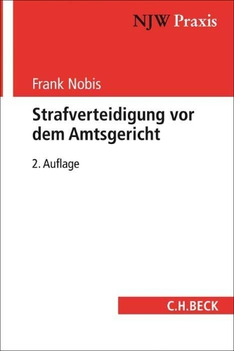 Buchcover und Innenansicht für das Buch: Strafverteidigung vor dem Amtsgericht