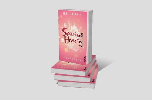Buchcover und Innenansicht für das Buch: Saving Hearts - Herzrasen