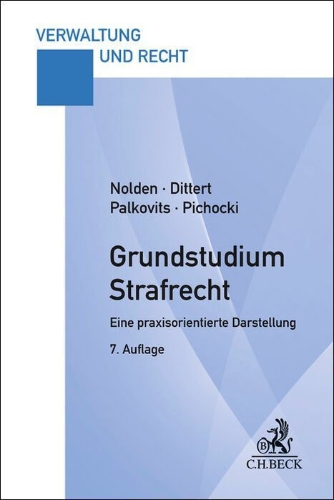 Buchcover und Innenansicht für das Buch: Grundstudium Strafrecht