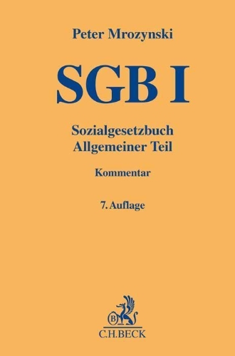 Buchcover und Innenansicht für das Buch: SGB I