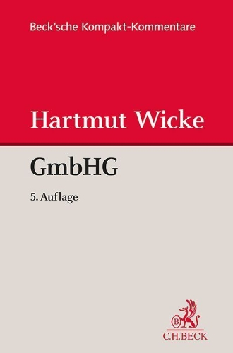 Buchcover und Innenansicht für das Buch: Gesetz betreffend die Gesellschaften mit beschränkter Haftung (GmbHG)