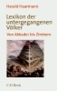 Buchcover und Innenansicht für das Buch: Lexikon der untergegangenen Völker