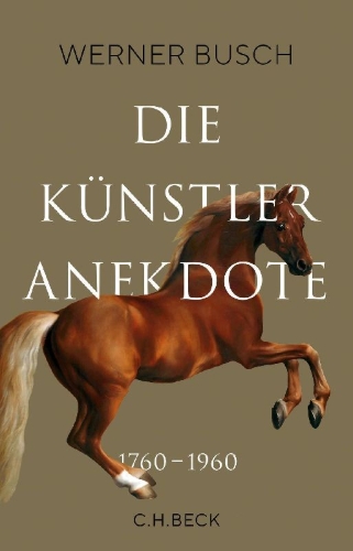 Buchcover und Innenansicht für das Buch: Die Künstleranekdote 1760-1960
