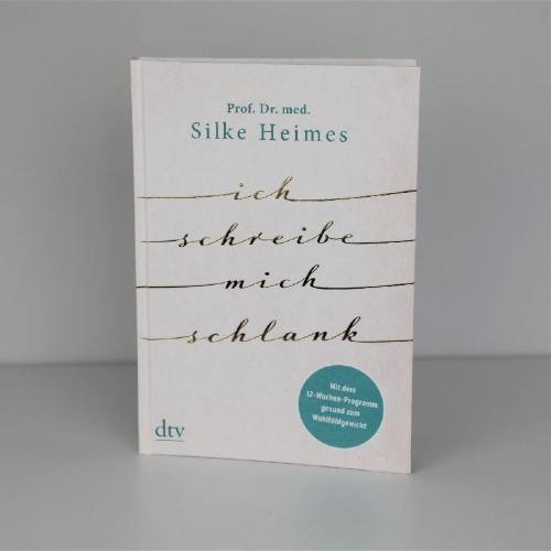 Buchcover und Innenansicht für das Buch: Ich schreibe mich schlank