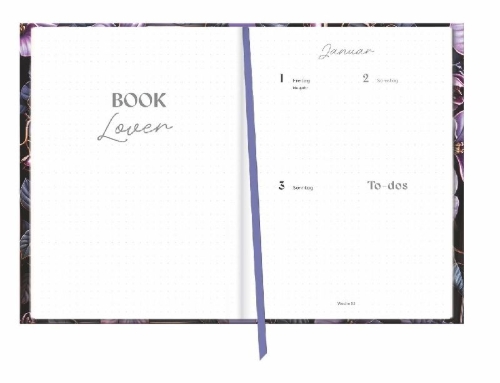 Buchcover und Innenansicht für das Buch: Romance Book Journal 2027