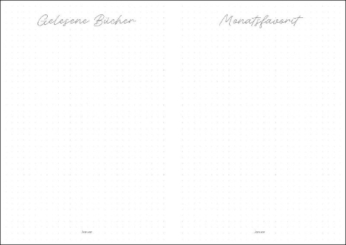 Buchcover und Innenansicht für das Buch: Romance Book Journal 2027