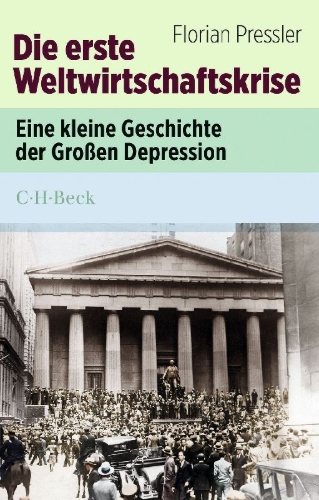 Buchcover und Innenansicht für das Buch: Die erste Weltwirtschaftskrise