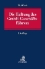 Buchcover und Innenansicht für das Buch: Die Haftung des GmbH-Geschäftsführers