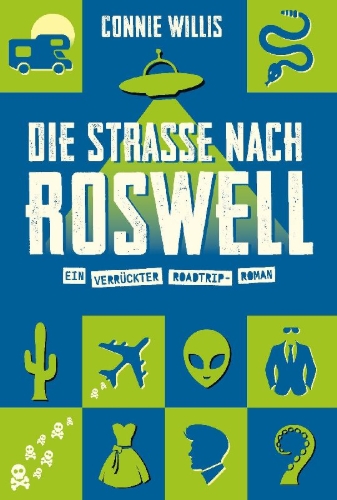 Buchcover und Innenansicht für das Buch: Die Straße nach Roswell