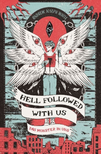 Buchcover und Innenansicht für das Buch: Hell Followed with us