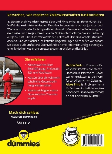 Buchcover und Innenansicht für das Buch: Makroökonomie für Dummies