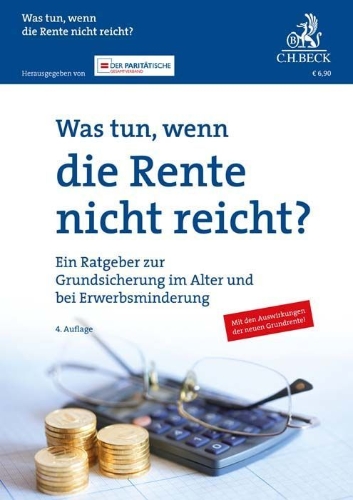 Buchcover und Innenansicht für das Buch: Was tun, wenn die Rente nicht reicht?