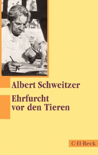 Buchcover und Innenansicht für das Buch: Ehrfurcht vor den Tieren