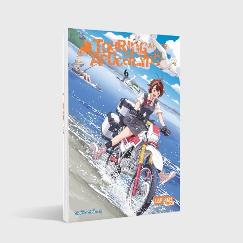 Buchcover und Innenansicht für das Buch: Shuumatsu Touring