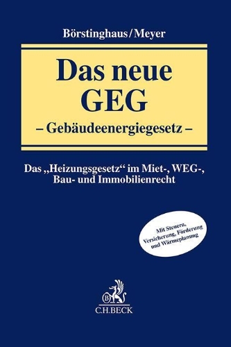Buchcover und Innenansicht für das Buch: Das neue GEG - Gebäudeenergiegesetz