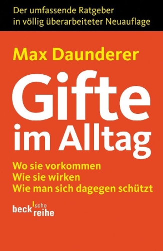 Buchcover und Innenansicht für das Buch: Gifte im Alltag