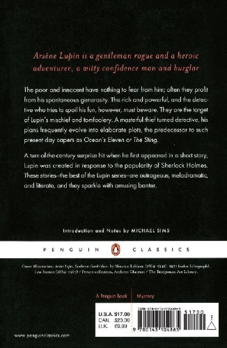 Buchcover und Innenansicht für das Buch: Arsène Lupin, Gentleman-Thief