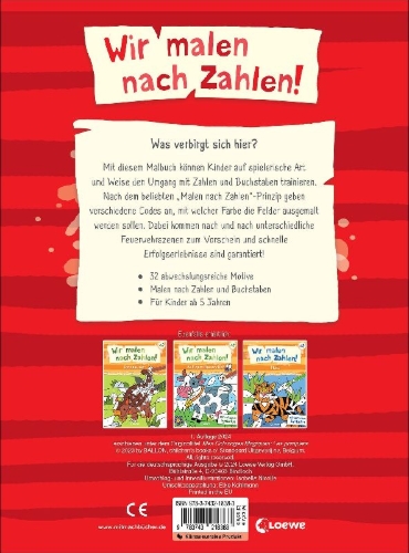 Buchcover und Innenansicht für das Buch: Mes Coloriages Magiques - Les Pompiers