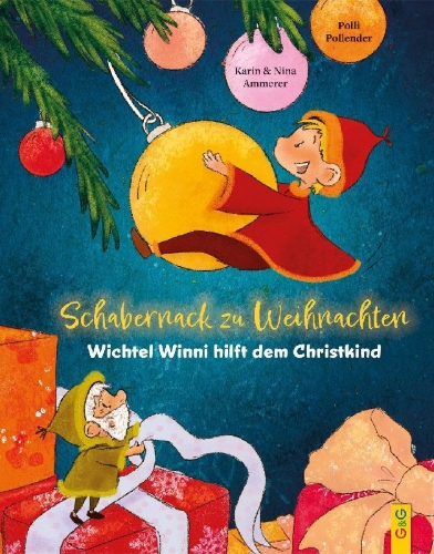 Buchcover und Innenansicht für das Buch: Schabernack zu Weihnachten
